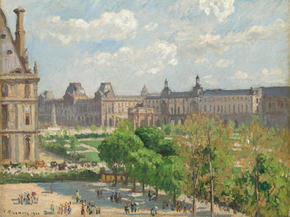 Camille Pissarro - Place du Carrousel, Paris | Камиль Писсарро