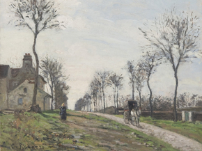 Camille Pissarro - Road to Marly | Камиль Писсарро