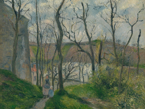 Camille Pissarro - The Royal Palace at the Hermitage, Pontoise | Камиль Писсарро