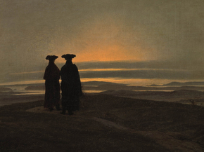 Caspar David Friedrich | Каспар Давид Фридрих - Закат солнца