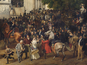 Franz Kruger - Parade on the Opernplatz in Berlin | Крюгер, Франц