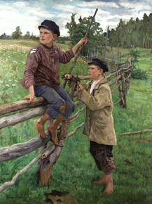 Николай Петрович Богданов-Бельский - Страна мальчиков, 1916
