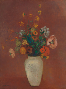 Odilon Redon - Bouquet in a Chinese Vase | Одилон Редон