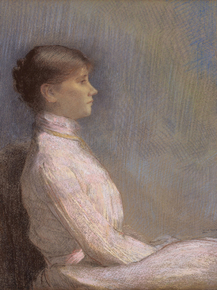 Odilon Redon - Portrait of Paule Gobillard | Одилон Редон