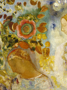 Odilon Redon - Two Young Girls among Flowers | Одилон Редон