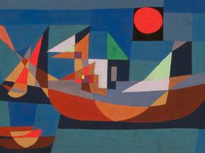 Paul Klee - Ruehende Schiffe (Barcos en reposo) | Пауль Клее
