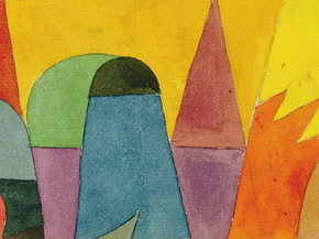 Paul Klee - With the Mauve Triangle | Пауль Клее