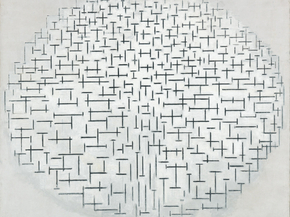 Piet Mondriaan - Composition 10 in black and white | Пит Мондриан