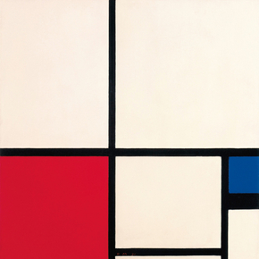 Piet Mondriaan - Composition in Colours Composition No. I with Red and Blue | Пит Мондриан Piet Mondriaan - Composition in Colours Composition No. I with Red and Blue | Пит Мондриан