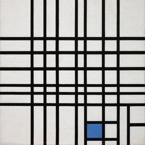 Piet Mondriaan - Composition No. 12 with Blue | Пит Мондриан