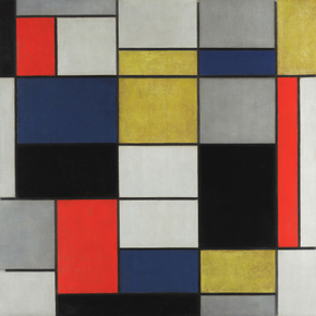Piet Mondriaan - Grande composizione A con nero, rosso, grigio, giallo e blu | Пит Мондриан Piet Mondriaan - Grande composizione A con nero, rosso, grigio, giallo e blu | Пит Мондриан