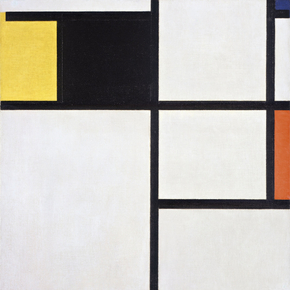 Piet Mondriaan - Tableau (yellow, black, blue, red and grey) | Пит Мондриан