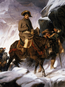 Paul Delaroche - Napoleon Crossing the Alps | Поль Деларош