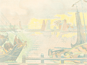 Paul Signac - Boats at Flushing (Bateaux a Flessingue) | Поль Синьяк