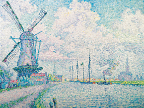 Paul Signac - Canal of Overschie | Поль Синьяк