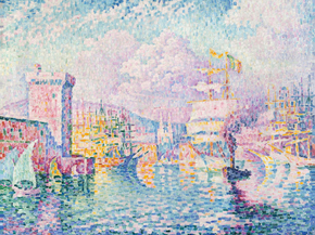 Paul Signac - La Tour Rose, Marseille (The Pink Tower, Marseille) | Поль Синьяк