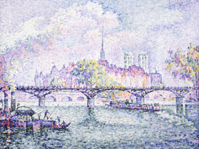 Paul Signac - Le Pont des Arts | Поль Синьяк