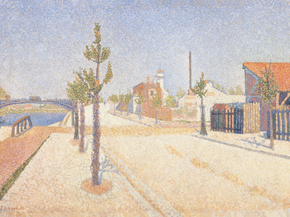 Paul Signac - Quay at Clichy | Поль Синьяк