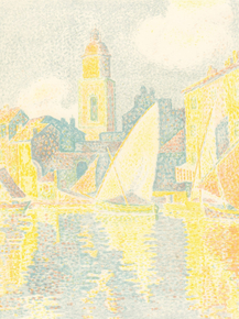 Paul Signac - St. Tropez The Port (Saint-Tropez Le port) | Поль Синьяк