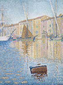 Paul Signac - The Red Buoy, Saint-Tropez, 1895 | Поль Синьяк