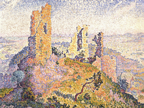 Paul Signac - The Ruins at Grimaud, Saint-Tropez | Поль Синьяк
