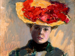 Pierre Bonnard - Girl in Straw Hat (Femme au chapeau rouge) | Пьер Боннар