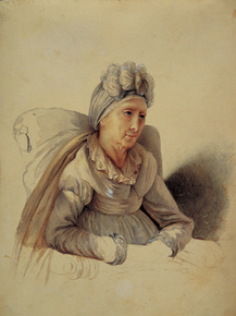 Pierre Paul Prud'hon - Letizia Ramolino Bonaparte mother | Пьер Поль Прюдон