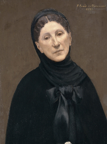 Pierre Cecile Puvis de Chavannes - Princess Marie Cantacuzene | Пьер Сесиль Пюви де Шаванн