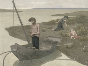 Pierre Cecile Puvis de Chavannes - The Poor Fisherman | Пьер Сесиль Пюви де Шаванн