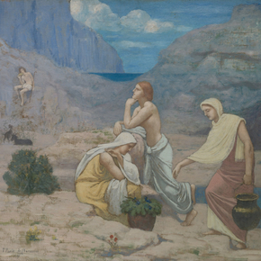 Pierre Cecile Puvis de Chavannes - The Shepherd's Song | Пьер Сесиль Пюви де Шаванн