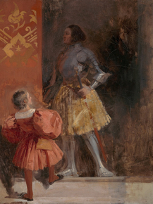 Richard Parkes Bonington - A Knight and Page | Ричард Паркс Бонингтон