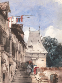Richard Parkes Bonington - Abbey St-Amand, Rouen | Ричард Паркс Бонингтон