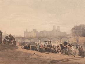 Richard Parkes Bonington - Ile de la Cite | Ричард Паркс Бонингтон