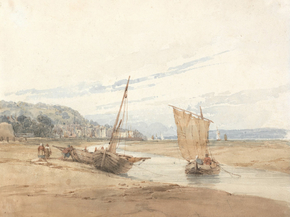Richard Parkes Bonington - Near Honfleur | Ричард Паркс Бонингтон