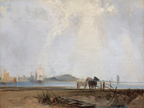 Richard Parkes Bonington - Near Quillebeuf | Ричард Паркс Бонингтон