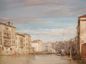 Richard Parkes Bonington - The Grand Canal, Venice | Ричард Паркс Бонингтон
