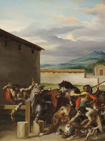 Theodore Gericault - Cattle Market | Теодор Жерико