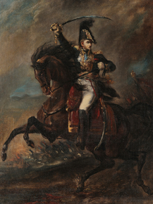 Theodore Gericault - General of the First Empire Attacking the Enemy | Теодор Жерико