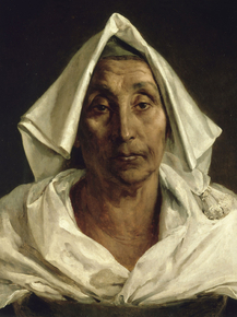 Theodore Gericault - Old Italian Woman | Теодор Жерико