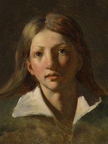 Theodore Gericault - Portrait Study of a Youth | Теодор Жерико