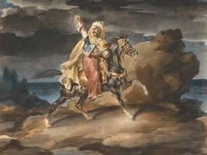 Theodore Gericault - The Giaour | Теодор Жерико