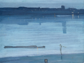 James Whistler - Nocturne Blue and Silver - Chelsea | Джеймс Уистлер