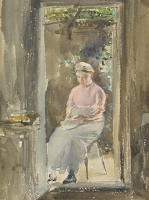 James Whistler - Pink Note Shelling Peas | Джеймс Уистлер