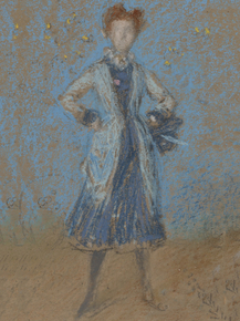 James Whistler - The Blue Girl | Джеймс Уистлер