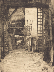 James Whistler - The Lime-Burner | Джеймс Уистлер