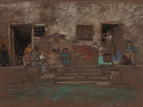 James Whistler - The Steps | Джеймс Уистлер