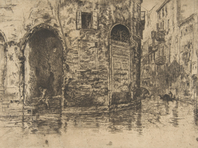 James Whistler - Two Doorways | Джеймс Уистлер