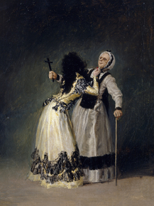 Francisco Goya | Франсиско Гойя - Герцогиня Альба и её дуэнья