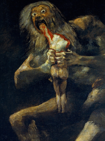 Francisco Goya | Франсиско Гойя - Сатурн, пожирающий своего сына