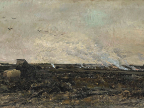Charles-Francois Daubigny - Oktober | Шарль-Франсуа Добиньи